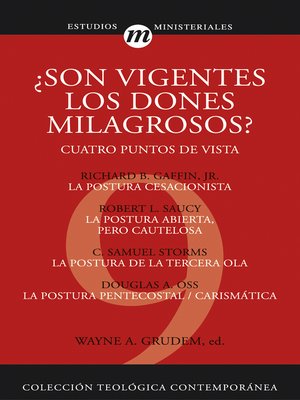 cover image of ¿Son vigentes los dones milagrosos?